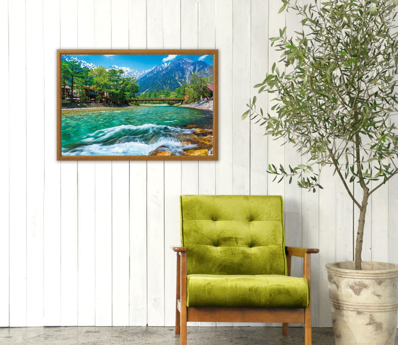 1000 Piece Jigsaw Puzzle Clear Stream And Hotaka Mountains -Nagano- (50 X 75Cm)- Japan Figure Store - #1 Bring To You The Best Japanese Goods