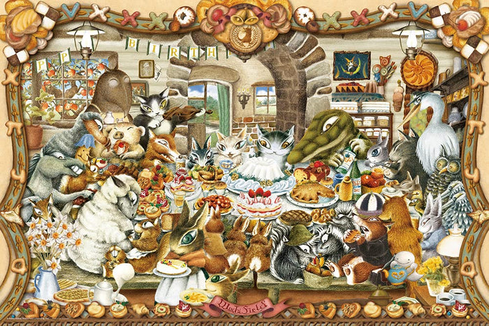YANOMAN - 10-1426 Jigsaw Puzzle Wachifield Dayan'S Sweets Party - 1000 Pieces- Japan Figure Store - #1 Bring To You The Best Japanese Goods