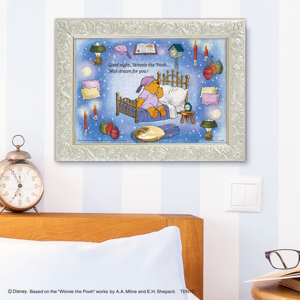 TENYO D108-026 Jigsaw Puzzle Disney Winnie The Pooh Good Night 108 Pieces- Japan Figure Store - #1 Bring To You The Best Japanese Goods