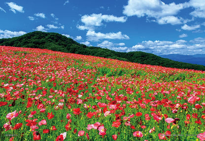 YANOMAN 01-2089 Jigsaw Puzzle Poppy In The Sky Chichibu Kogen Ranch Saitama Japan 108 L-Pieces- Japan Figure Store - #1 Bring To You The Best Japanese Goods