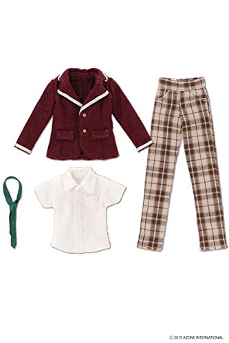 AZONE Pic291-Bdw 1/12 Picco Neemo Boys School Set 2 Burgundy & White- Japan Figure Store - #1 Bring To You The Best Japanese Goods