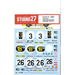 Studio27 St27 Dc1124 Ferrari 512S Ecuria Francorchamps Decal For Fujimi 1/24 Car Decal- Japan Figure Store - #1 Bring To You The Best Japanese Goods