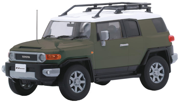 Fujimi 1/24 Toyota FJ Cruiser Ex-6 2-Tone Dark Green- Japan Figure Store - #1 Bring To You The Best Japanese Goods