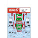 Studio27 St27-Dc1184 Civic Castrol 76/77 National Saloon Car Cup 1993 1/24 Car Decal- Japan Figure Store - #1 Bring To You The Best Japanese Goods