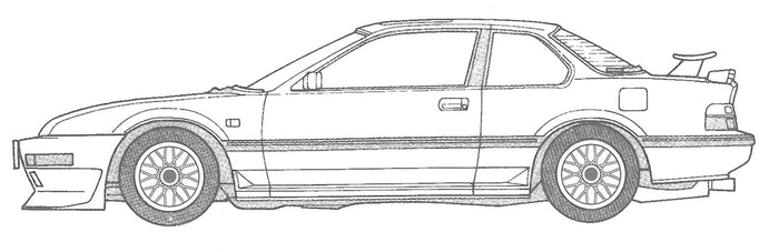 1/24 Fujimi Model Honda Prelude 2.0Si Tuning Version Plastic Model- Japan Figure Store - #1 Bring To You The Best Japanese Goods