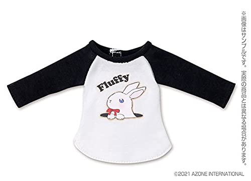 1/6 Pns Fluffy Animal Lagran T-Shirt For Pure Neemo Black X White (For Doll)- Japan Figure Store - #1 Bring To You The Best Japanese Goods