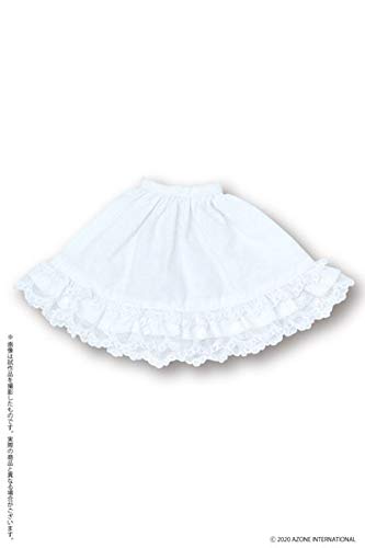 1/6 Pns Lady Frilled Tiered Skirt For Pureneemo Ii White (For Doll)- Japan Figure Store - #1 Bring To You The Best Japanese Goods