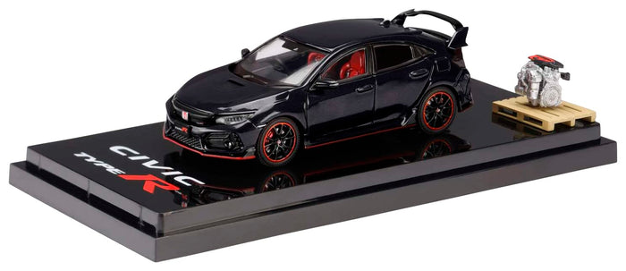 1/64 Honda Civic Type R FK8 2020 Hobby Japan Crystal Black Pearl- Japan Figure Store - #1 Bring To You The Best Japanese Goods
