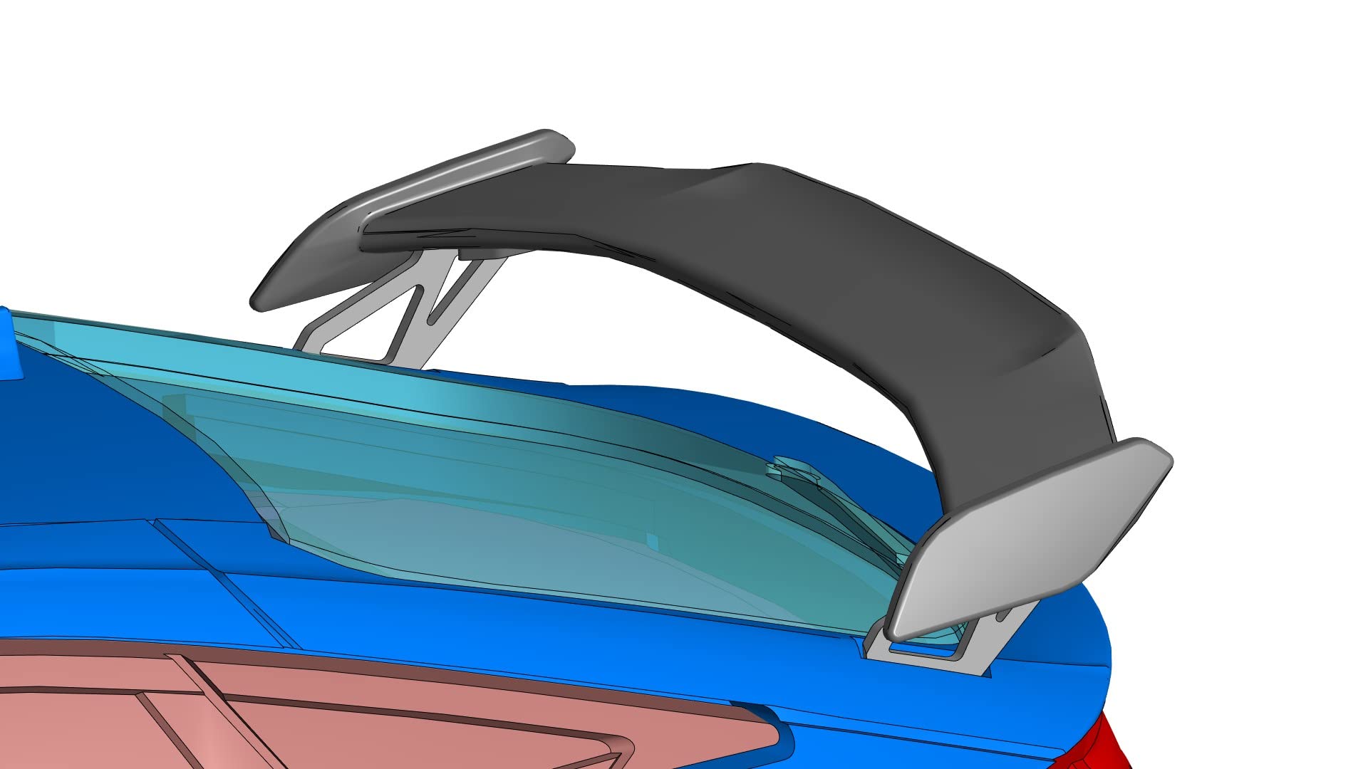 1/64 Honda Civic Type R Genuine Option Parts Sonic Gray Pearl - Hobby Japan- Japan Figure Store - #1 Bring To You The Best Japanese Goods