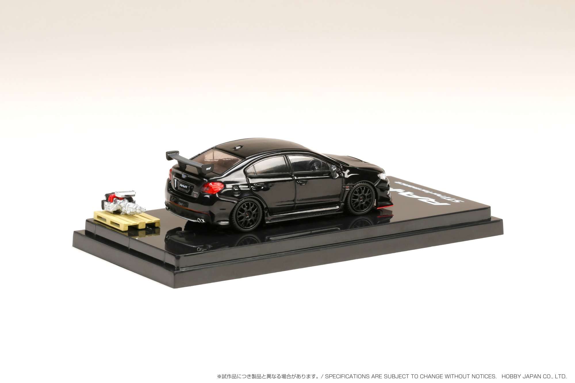 1/64 Hobby Japan Subaru WRX STI RA-R Optional Car Black Silica- Japan Figure Store - #1 Bring To You The Best Japanese Goods