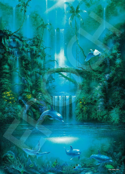 EPOCH 54-716 Jigsaw Puzzle Enchanted Pool David Miller Glow In The Dark 2000 S-Pieces- Japan Figure Store - #1 Bring To You The Best Japanese Goods