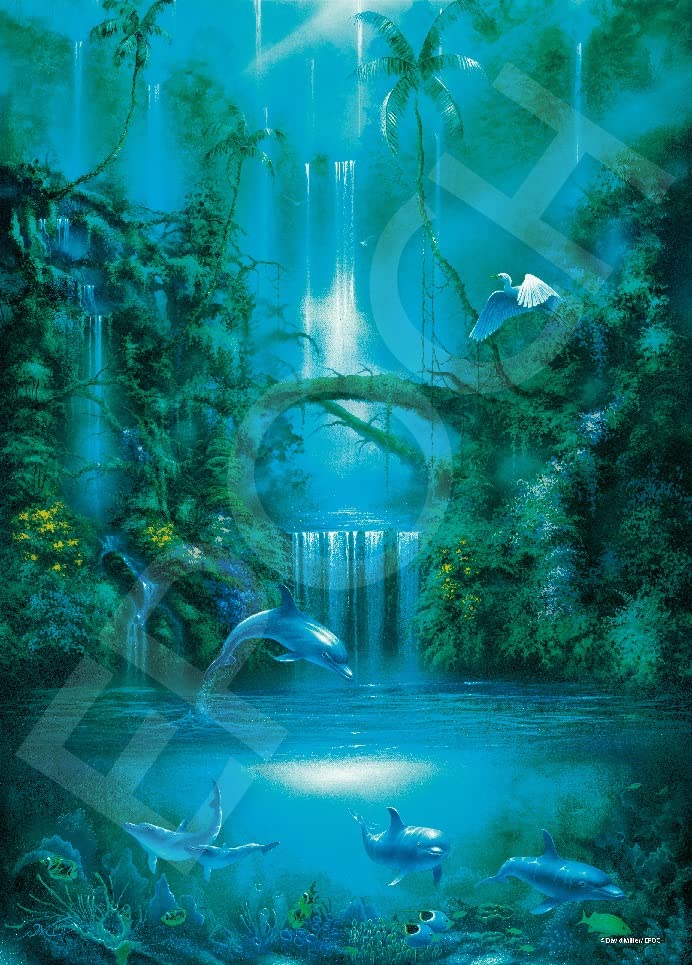 EPOCH 54-716 Jigsaw Puzzle Enchanted Pool David Miller Glow In The Dark 2000 S-Pieces- Japan Figure Store - #1 Bring To You The Best Japanese Goods