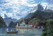 TENYO D2000-634 Jigsaw Puzzle Disney Frozen Boating In Arendelle 2000 Pieces- Japan Figure Store - #1 Bring To You The Best Japanese Goods