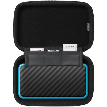 HORI Slim Hard Pouch Black For New Nintendo 2Ds Ll- Japan Figure Store - #1 Bring To You The Best Japanese Goods