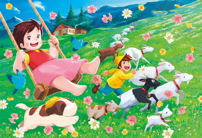 Beverly Jigsaw Puzzle 93-143 Heidi Girl Of The Alps Heidi's Swing (300 Pieces) Puzzle Toys- Japan Figure Store - #1 Bring To You The Best Japanese Goods