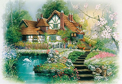 APPLEONE Jigsaw Puzzle 300-328 Andres Orpinas Flower Village 300 Pieces- Japan Figure Store - #1 Bring To You The Best Japanese Goods