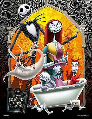 300-piece Jigsaw Puzzle Nightmare Before Christmas Nightmare Party 16.5x21.5cm