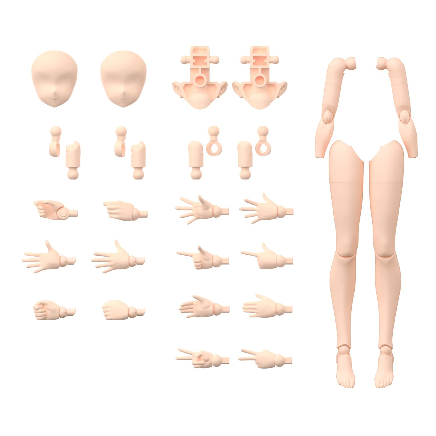 Bandai Spirits 30Ms Option Body Parts Arms & Legs Color A Plastic Model - Made In Japan- Japan Figure Store - #1 Bring To You The Best Japanese Goods