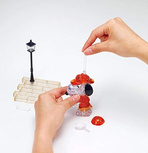 BEVERLY Crystal 3D Puzzle 486527 Snoopy Detective 34 Pieces- Japan Figure Store - #1 Bring To You The Best Japanese Goods