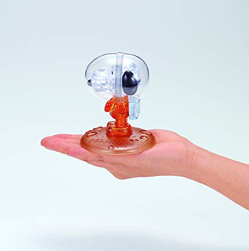 BEVERLY Crystal 3D Puzzle 486862 Snoopy Orange Astronaut- Japan Figure Store - #1 Bring To You The Best Japanese Goods