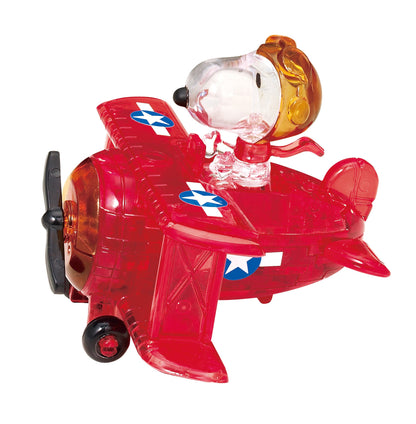 Beverly Crystal 3D Puzzle 50182 Peanuts Snoopy Flying Ace 3D Crystal Snoopy Puzzle- Japan Figure Store - #1 Bring To You The Best Japanese Goods