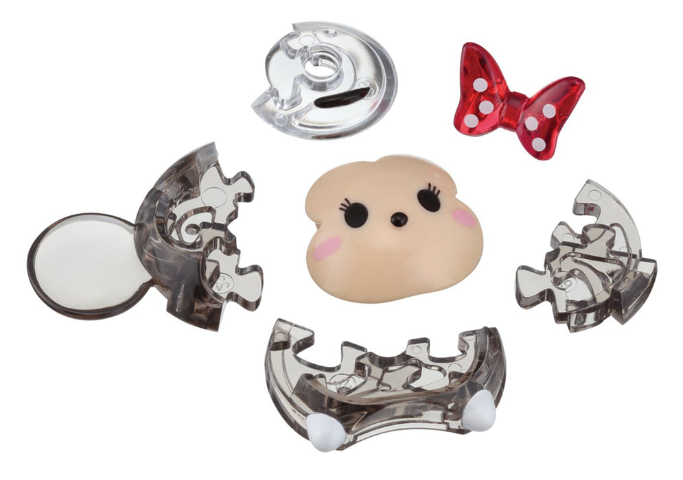 Hanayama Crystal Gallery 3D Puzzle Tsumutsumu Mickey & Minnie 41 Pieces Japanese 3D Puzzle Figure- Japan Figure Store - #1 Bring To You The Best Japanese Goods