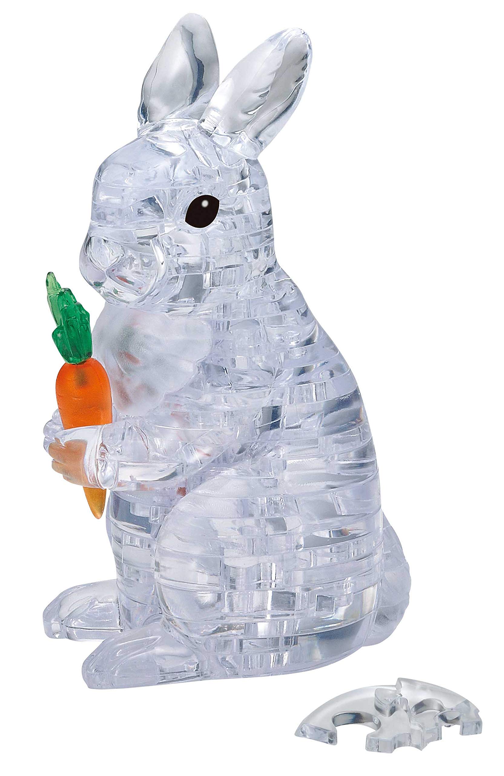 Beverly Crystal 3D Puzzle 486589 Rabbit Clear (43 Pieces) 3D Crystal Animal Puzzle- Japan Figure Store - #1 Bring To You The Best Japanese Goods