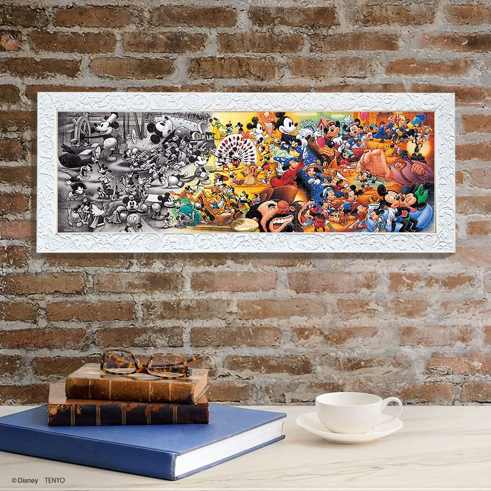 TENYO Dg456-724 Jigsaw Puzzle Disney Mickey & Friends Famous Scenes Through The Years 456 S-Pieces- Japan Figure Store - #1 Bring To You The Best Japanese Goods