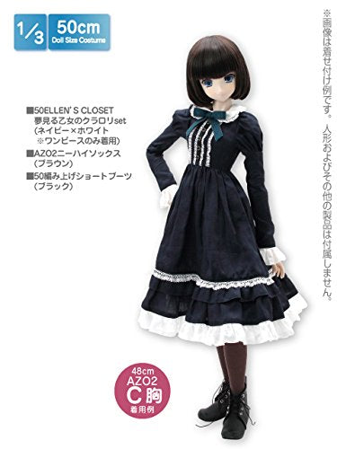 AZONE Far190-Nvw For 50Cm Doll Dreaming Maiden'S Clarore Set Navy X White- Japan Figure Store - #1 Bring To You The Best Japanese Goods