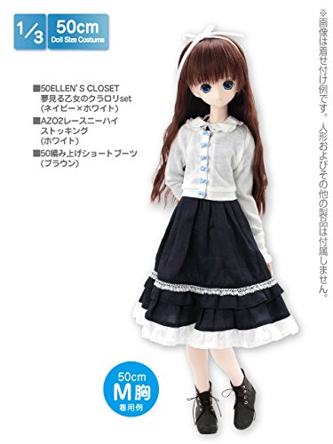 AZONE Far190-Nvw For 50Cm Doll Dreaming Maiden'S Clarore Set Navy X White- Japan Figure Store - #1 Bring To You The Best Japanese Goods