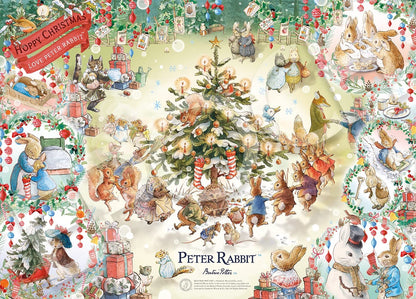 500 Piece Jigsaw Puzzle Peter Rabbit Hoppy Christmas! Peter Rabbit™ (38X53Cm)- Japan Figure Store - #1 Bring To You The Best Japanese Goods