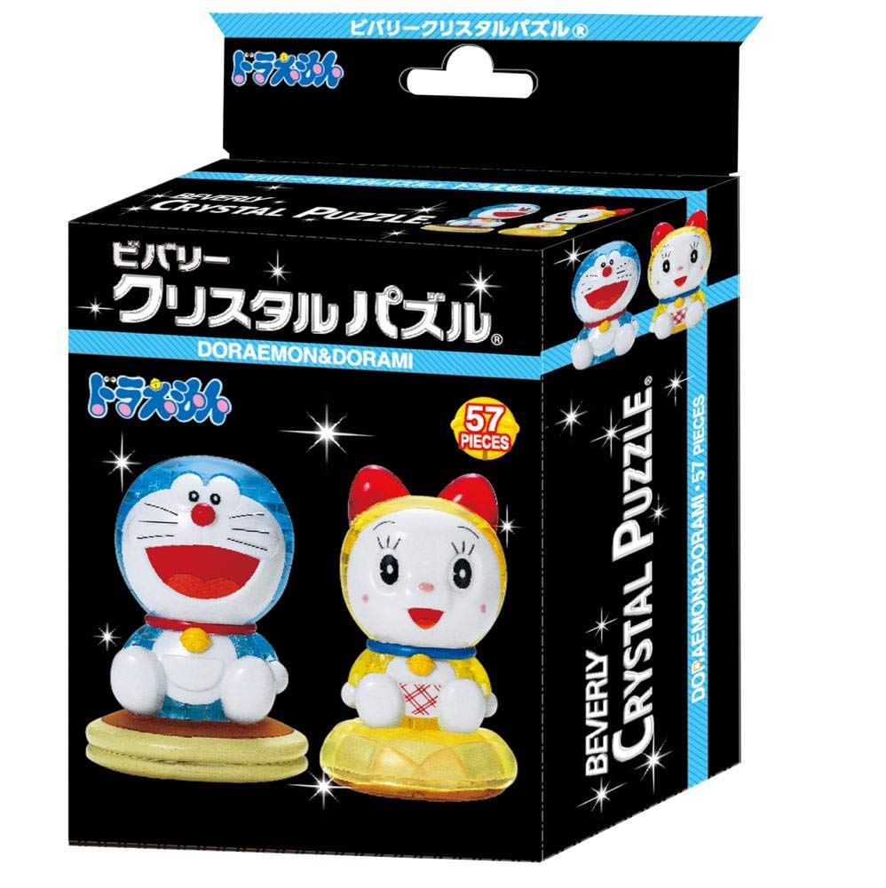 Beverly Crystal 3D Puzzle 487173 Doraemon & Dorami 3D Crystal Doraemon Puzzle- Japan Figure Store - #1 Bring To You The Best Japanese Goods
