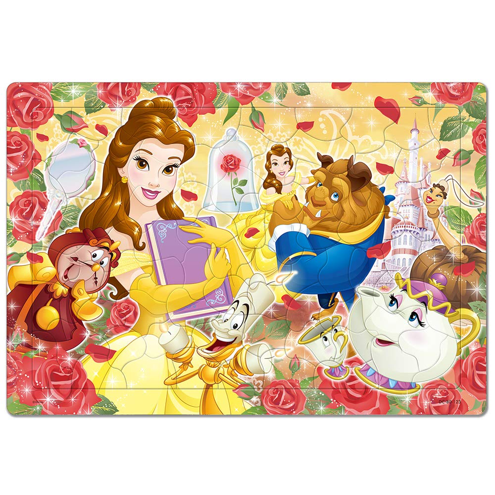 TENYO - Jigsaw Puzzle Disney Beauty And The Beast - 80 Pieces Child Puzzle- Japan Figure Store - #1 Bring To You The Best Japanese Goods
