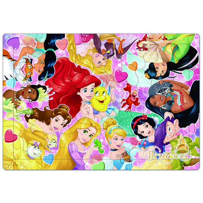 TENYO Jigsaw Puzzle Disney Princesses And Friends 80 Pieces Child Puzzle- Japan Figure Store - #1 Bring To You The Best Japanese Goods
