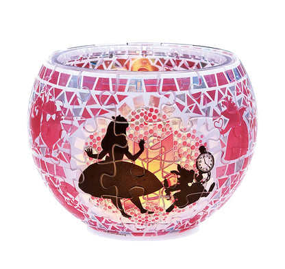 YANOMAN 2201-62 3D Led Lamp Shade Puzzle Disney Alice In Wonderland Glass Mosaic Pattern 80 Pieces- Japan Figure Store - #1 Bring To You The Best Japanese Goods