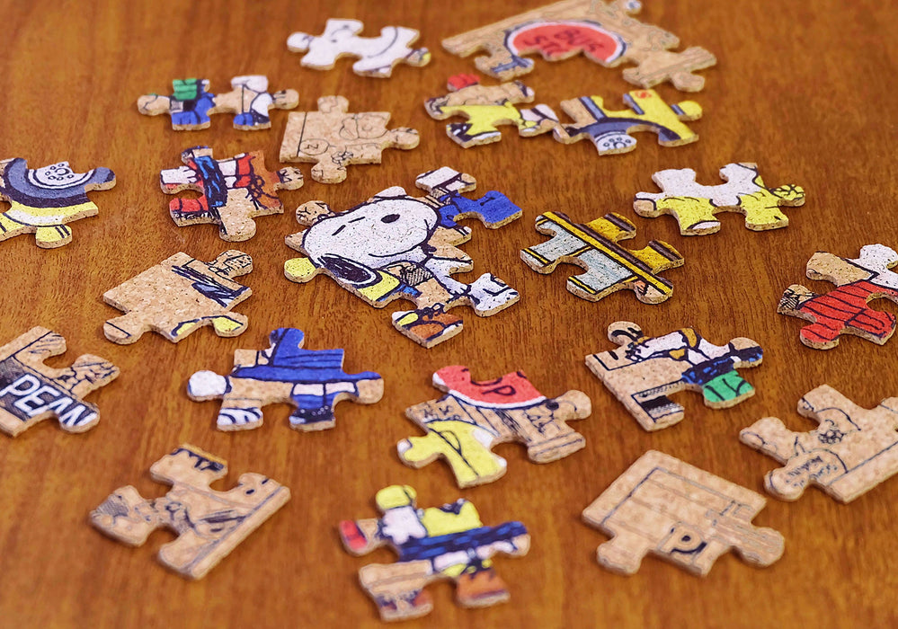 Beverly Jigsaw Puzzle 88-033 Cork Peanuts Snoopy Take A Nap With Piano (88 L-Pieces) Kid Puzzle- Japan Figure Store - #1 Bring To You The Best Japanese Goods