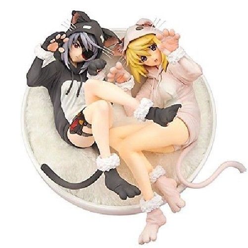 Alter Infinite Stratos Laura &amp; Charlotte Nekomimi Pajamas Figure - Japan Figure