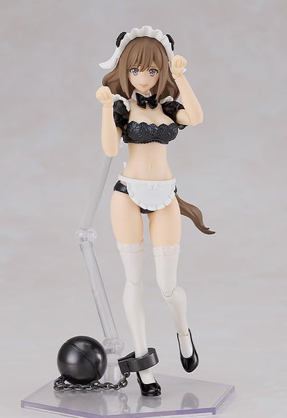Max Factory Plamax GP07 Underwear Bare Girls Set - Ran and Jerry Maid Version- Japan Figure Store - #1 Bring To You The Best Japanese Goods