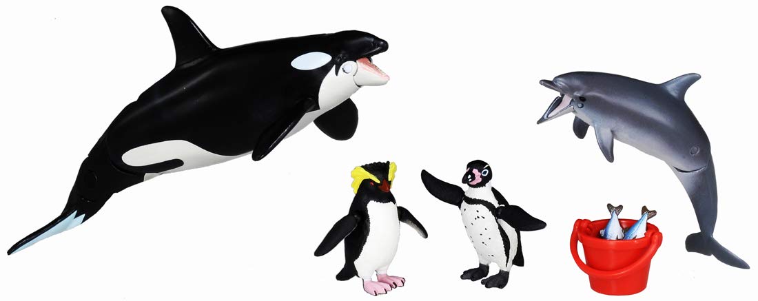 TAKARA TOMY Ania Aa-02 Animal Adventure Aquarium'S Popular Animals Gift Set- Japan Figure Store - #1 Bring To You The Best Japanese Goods