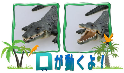 TAKARA TOMY As-08 Animal Adventure Nile Crocodile Figure- Japan Figure Store - #1 Bring To You The Best Japanese Goods