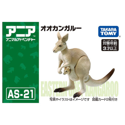 TAKARA TOMY Ania As-21 Eastern Grey Kangaroo- Japan Figure Store - #1 Bring To You The Best Japanese Goods