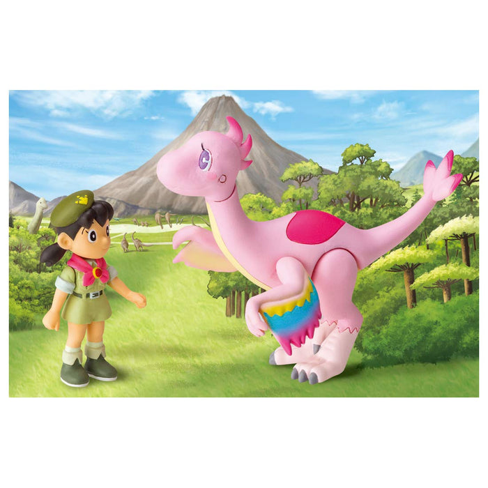 Takara Tomy Ania Doraemon Movie Nobita's New Dinosaur Shizuka and Mu Figure- Japan Figure Store - #1 Bring To You The Best Japanese Goods