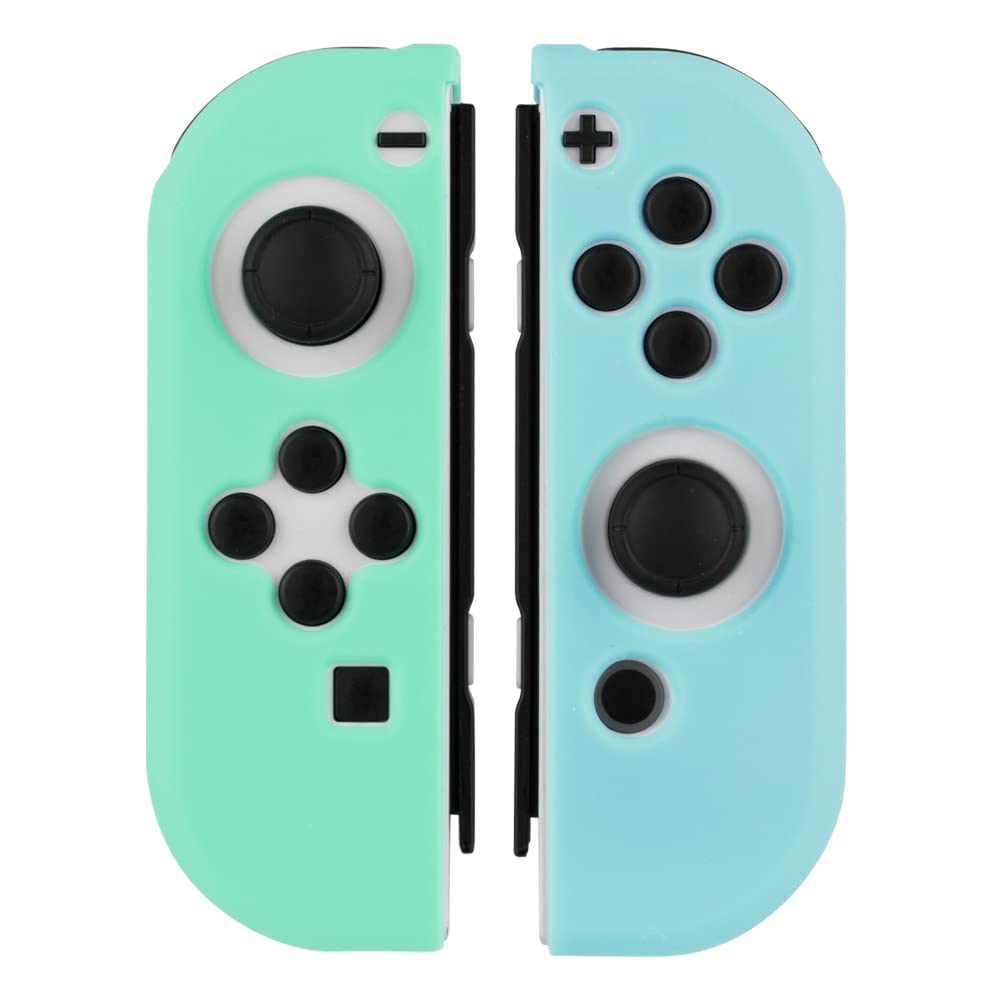 Answer Switch Joy-Con Silicone Protect Light Blue/Green Compatible Nintendo Switch- Japan Figure Store - #1 Bring To You The Best Japanese Goods
