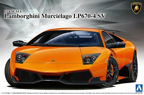 Aoshima 1/24 Lamborghini Murcielago Lp670-4 Sv Plastic Model Kit