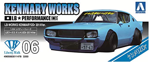 Aoshima 1/24 Lb Works Skyline C110 2dr 2014 Ver. Plastic Model Kit