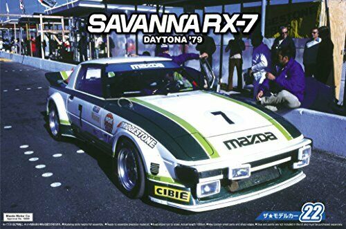 Aoshima 1/24 Mazda Sa22c Rx-7 Daytona '79 Plastic Model Kit