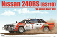 Aoshima 1/24 Nissan 240rs Bs110 '84 Safari Rally Plastic Model Kit