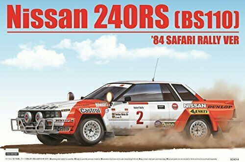 Aoshima 1/24 Nissan 240rs Bs110 '84 Safari Rally Plastic Model Kit