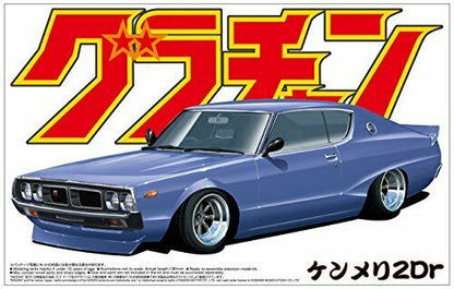 Aoshima 1/24 Skyline Ken & Mary 2dr Model Car