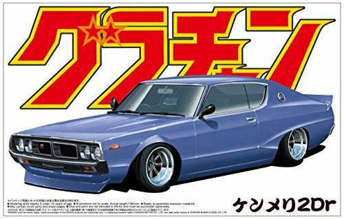 Aoshima 1/24 Skyline Ken & Mary 2dr Model Car